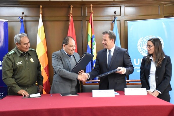 The Government Of Bolivia And UNODC Will Strengthen Cooperation In The ...